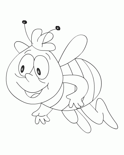 Pszczoły kolorowanki